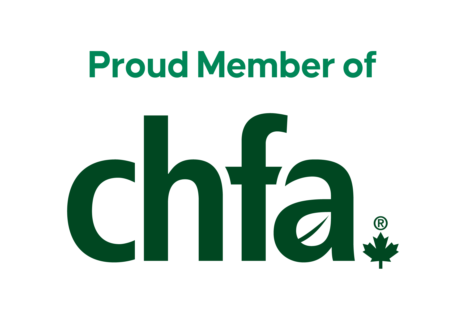 Proud Member of the Canadian Health Food Association